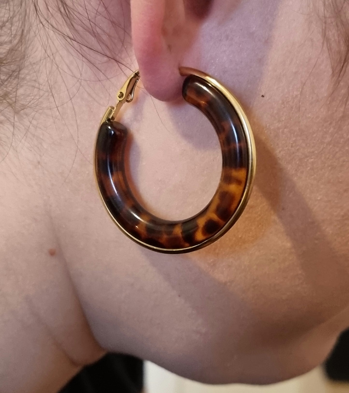 Boucles d'Oreilles Léopard