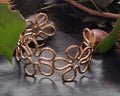 Bracelet Jonc Fleur d'Or