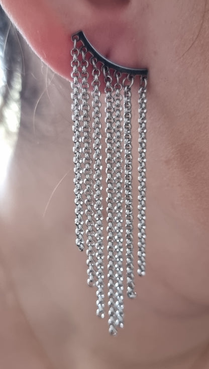 Boucles d'Oreilles Pendantes Linéa