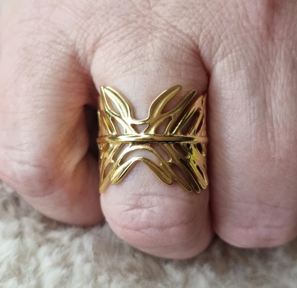 Bague Feuille