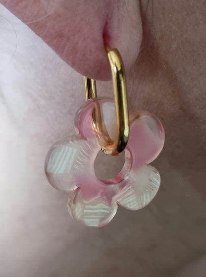 Boucles d'Oreilles Fleurie