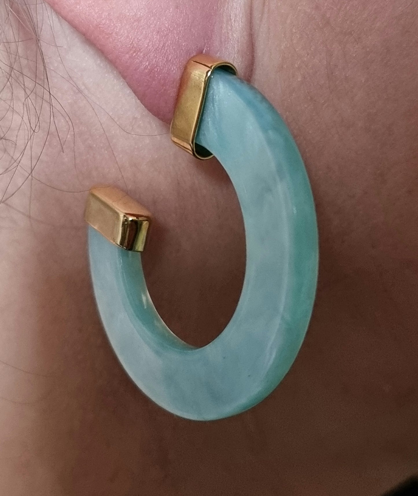 Boucle d'Oreilles Océan