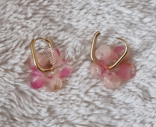 Boucles d'Oreilles Fleurie