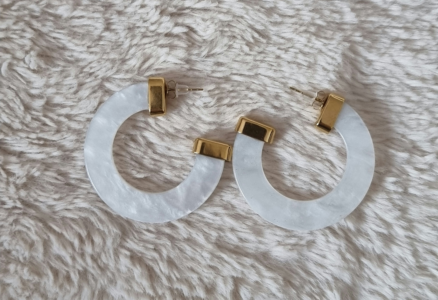 Boucles d'Oreilles Neige