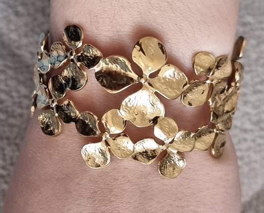 Bracelet Jonc Camélia