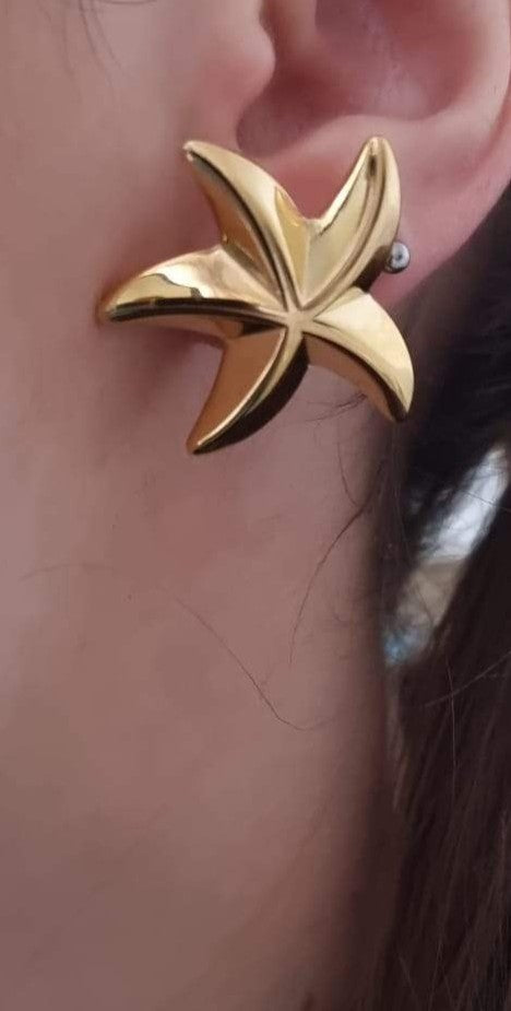Boucle d'Oreilles Etoile de Mer