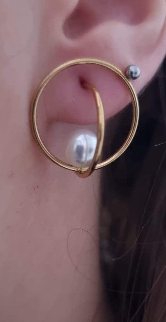 Boucle d'Oreilles Opale